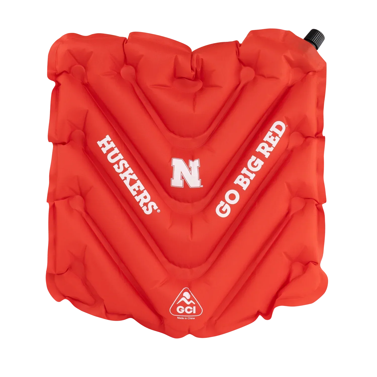 College V Seat™ Inflatable Stadium Cushion - Nebraska Cornhuskers - QKWM