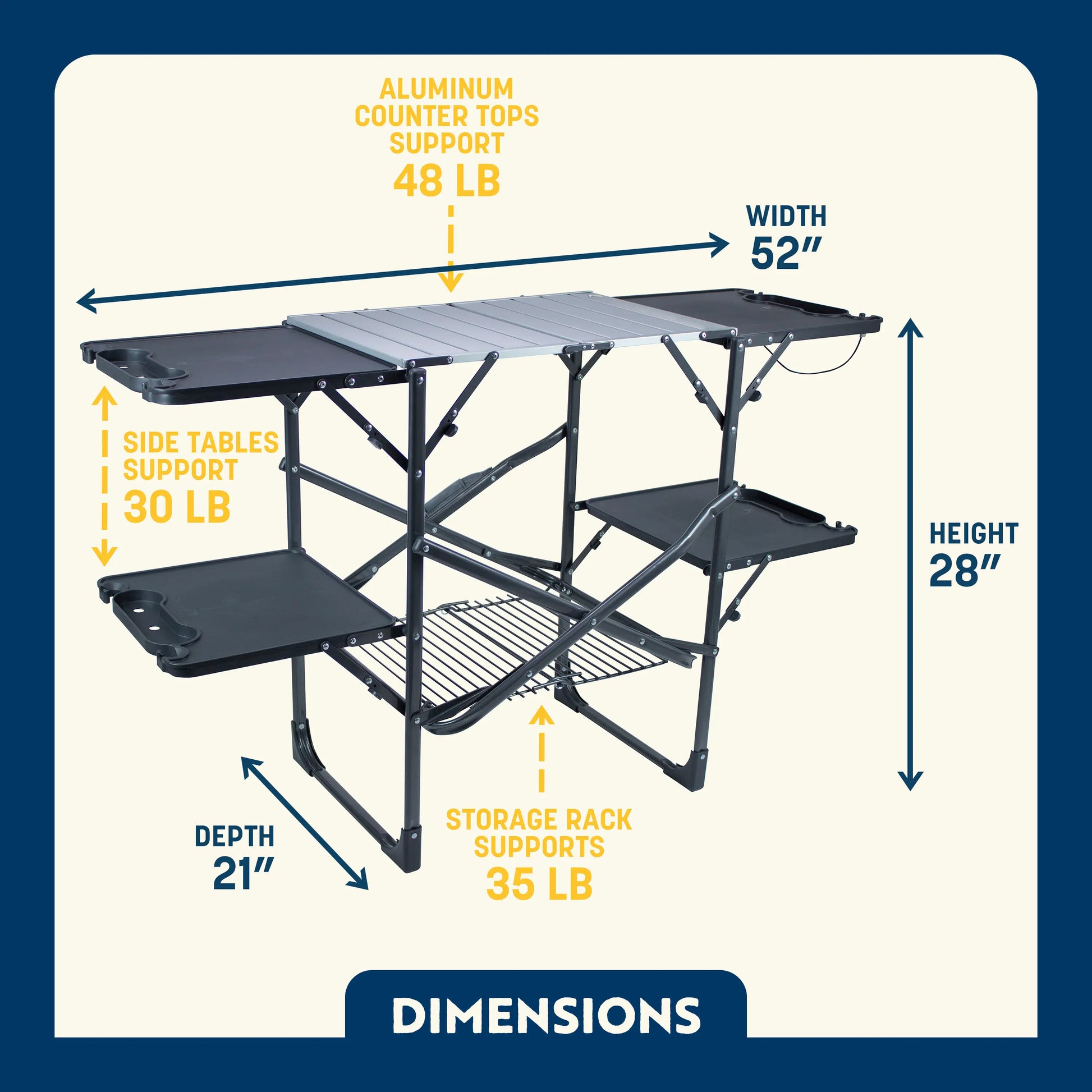 Slim-Fold Cook Station™ - SJTM