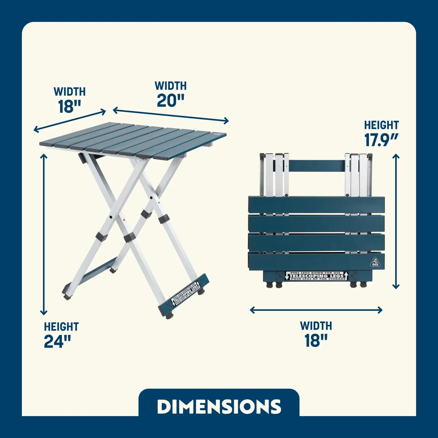 Compact Camp Table 20™ - S5LJ