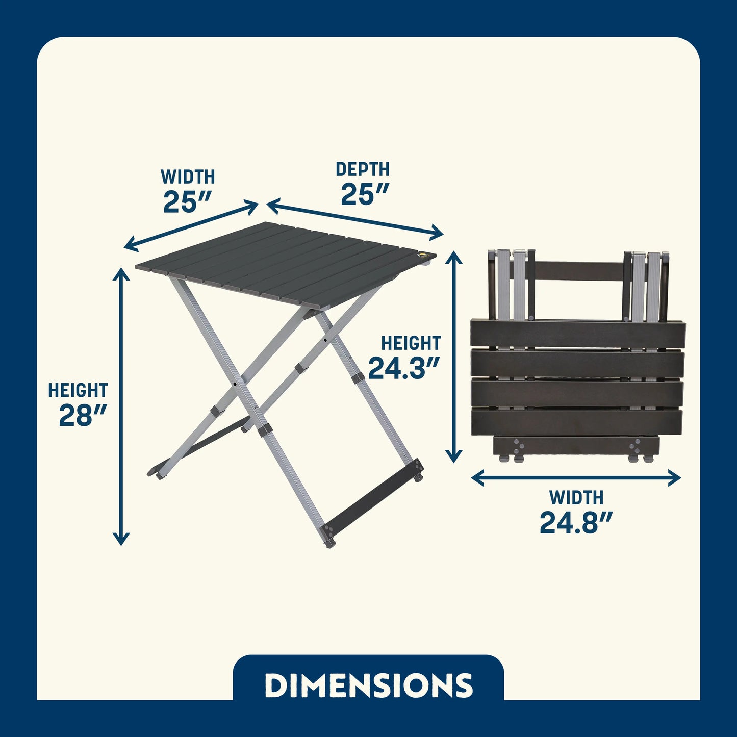 Compact Camp Table 25™ - 01KH