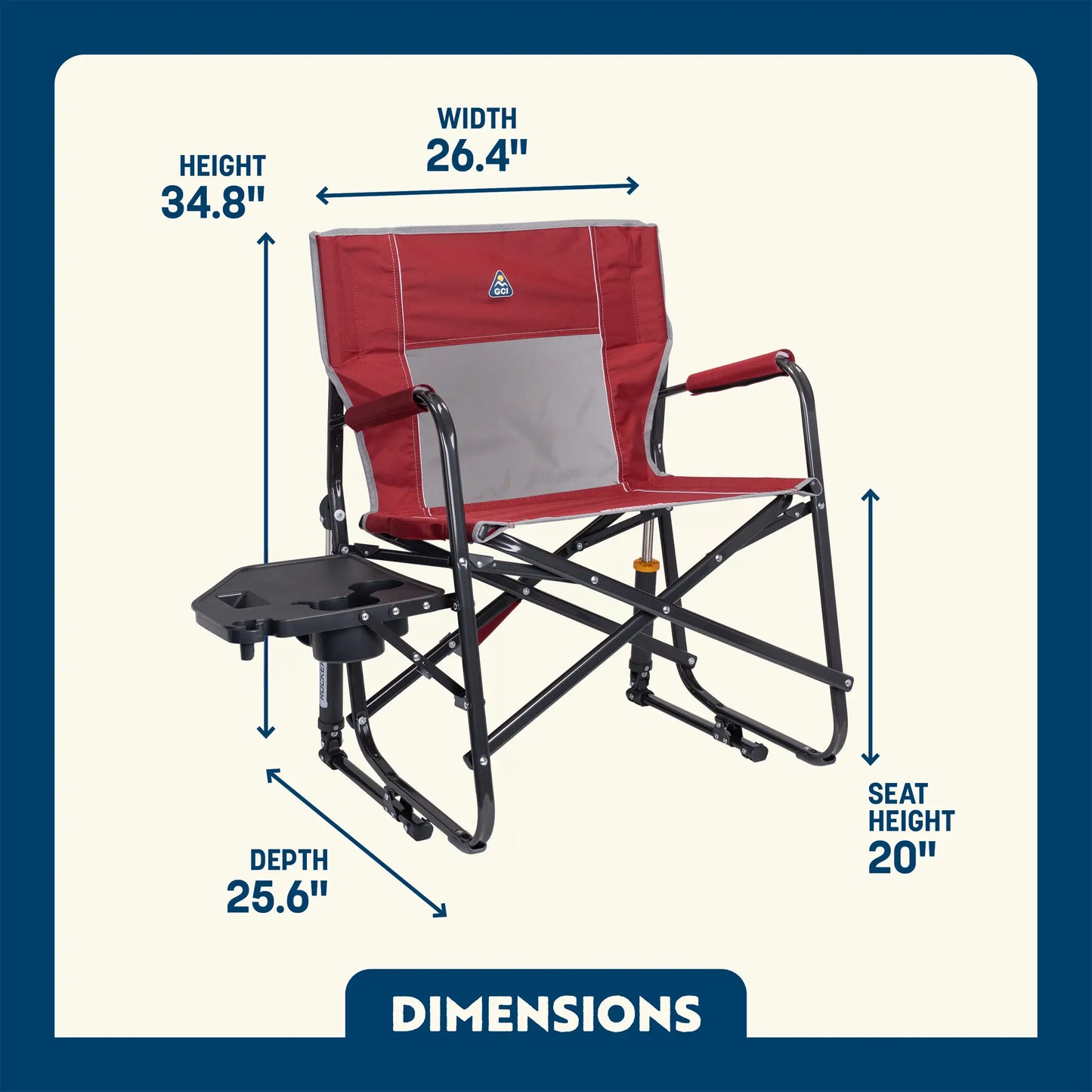 Freestyle Rocker XL™ with Side Table - 1V3I