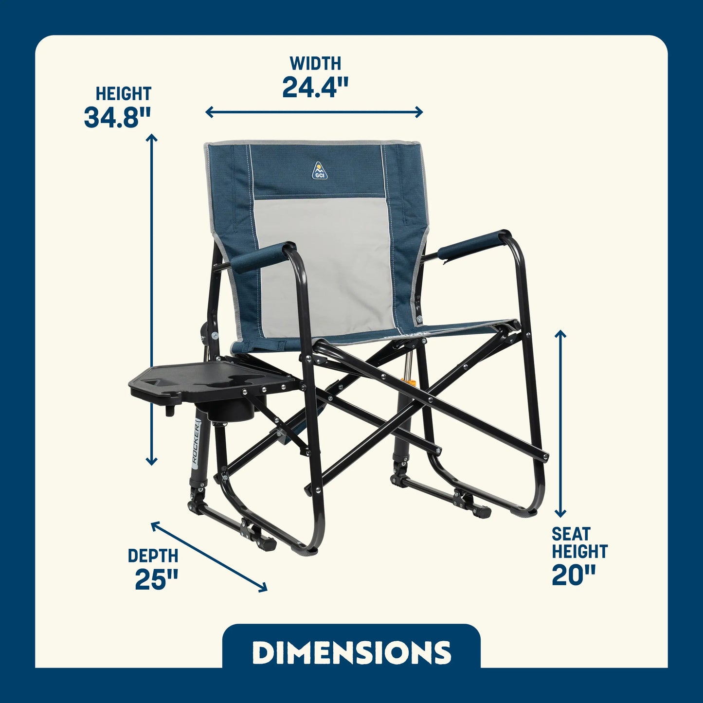 Freestyle Rocker™ with Side Table - O1K4