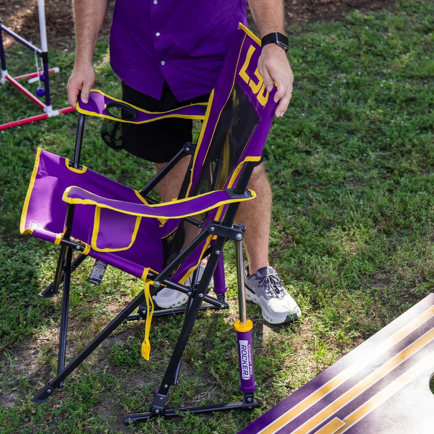 College Comfort Pro Rocker™ - LSU Tigers - 2XJO