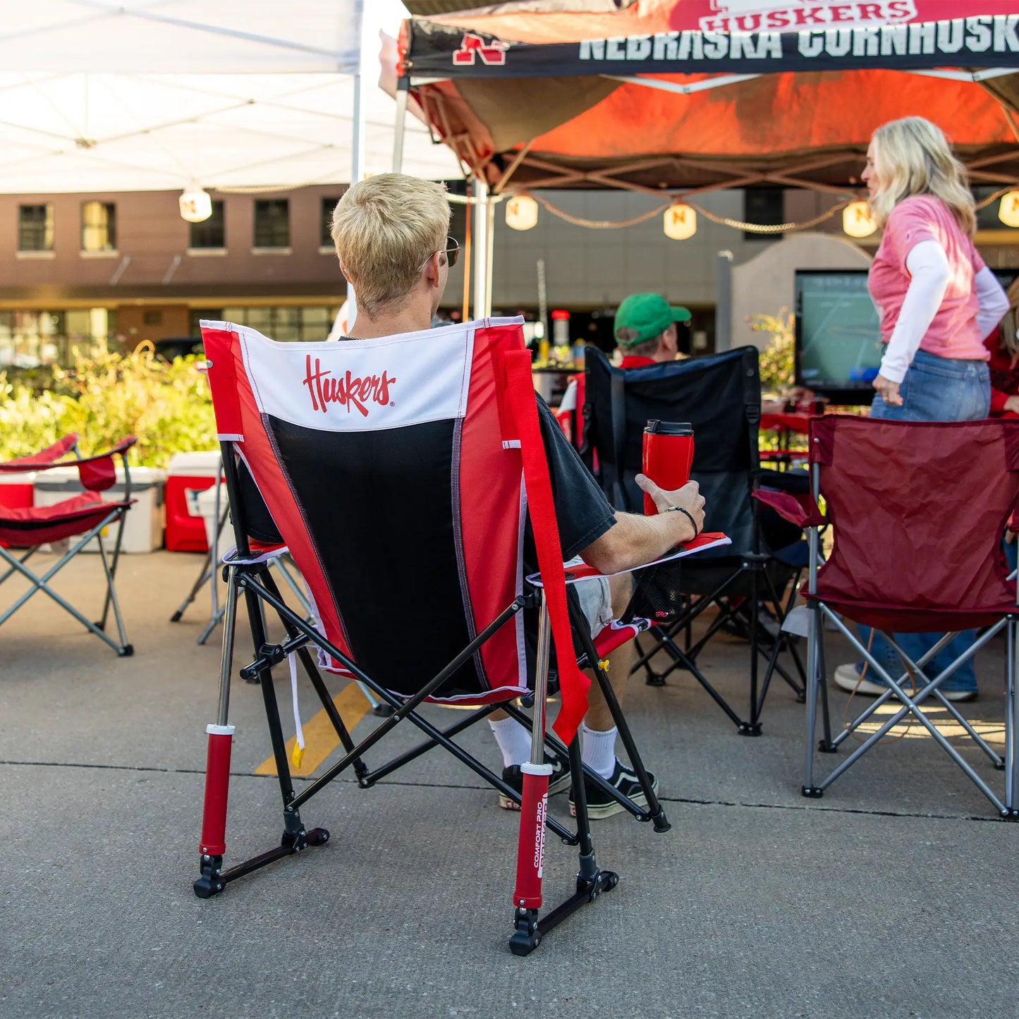 College Comfort Pro Rocker™ - Nebraska Cornhuskers - ZESE
