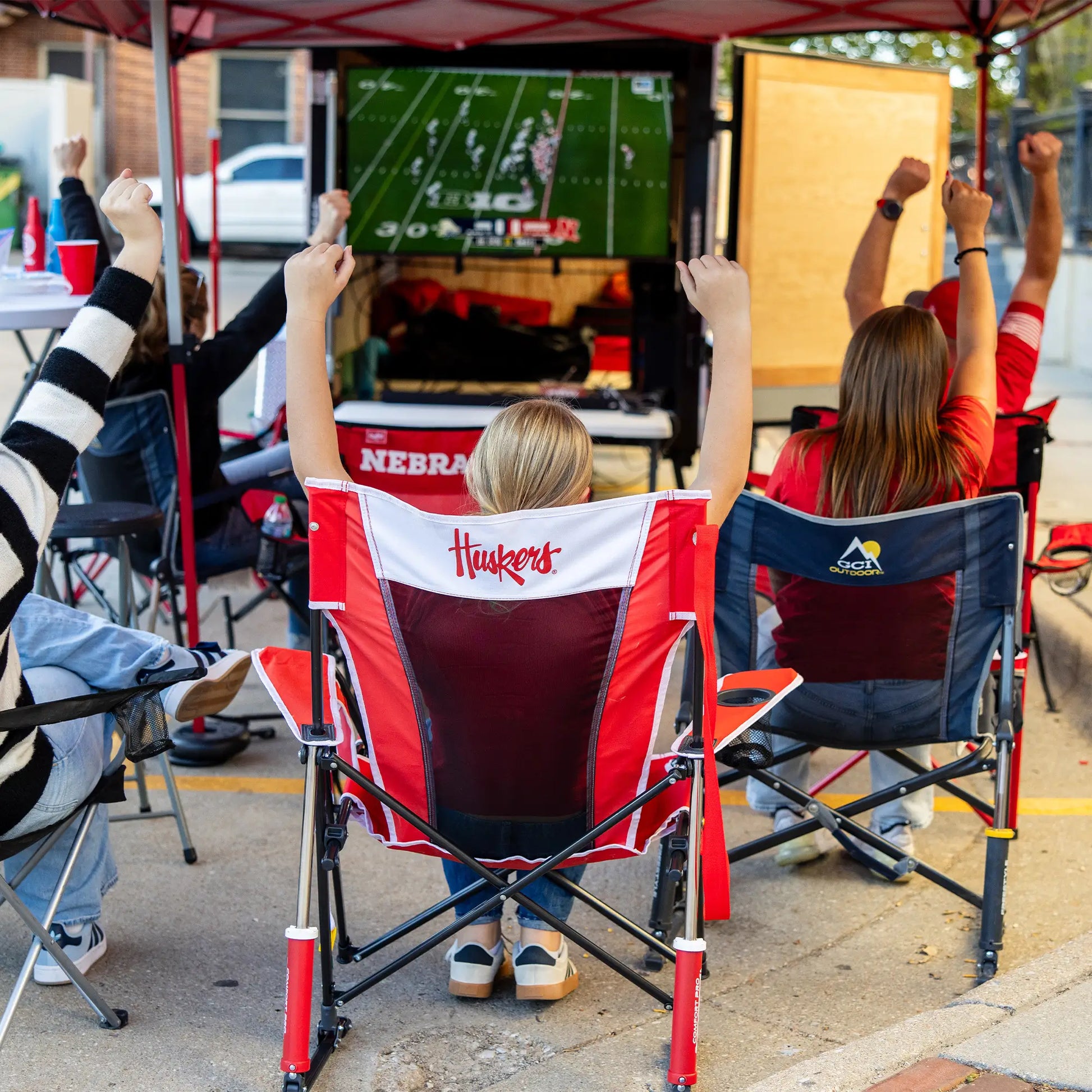 College Comfort Pro Rocker™ - Nebraska Cornhuskers - ZESE